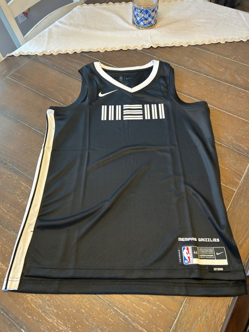 Nike Black Memphis Grizzlies Jersey with White Accents